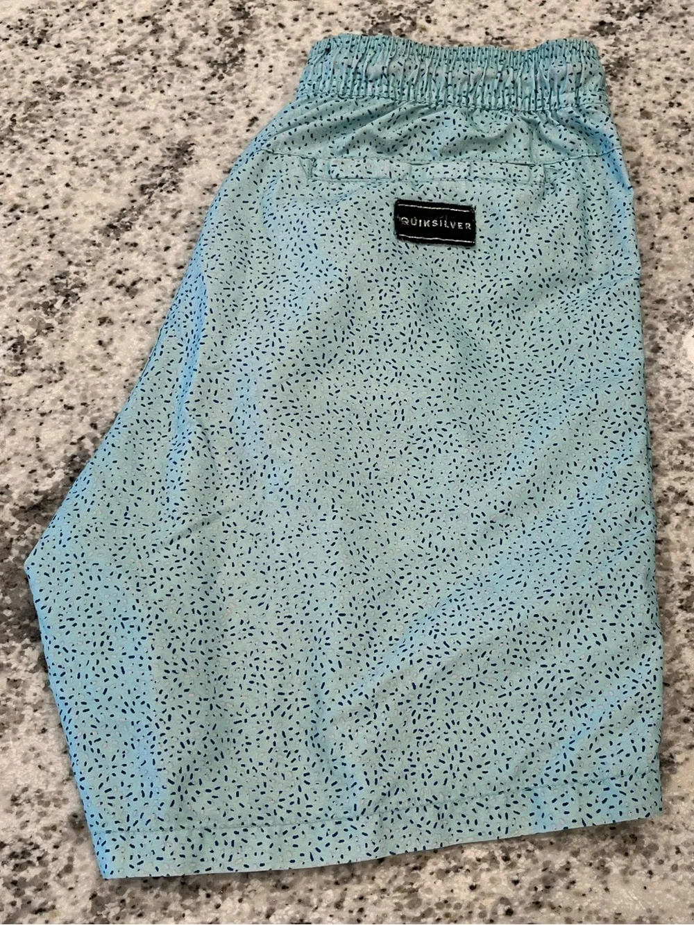 Quiksilver Swim Trunks Men’s Small 30x6.5 Volley Board  Lined Blue Pink